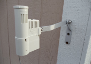 Our Lincoln California sprinkler repair team installs remote weather sensors